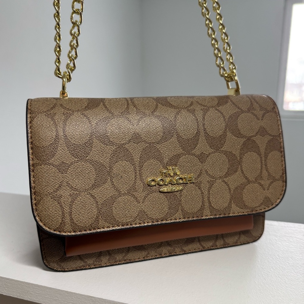 NEW Coach Leather Cross Body Bag